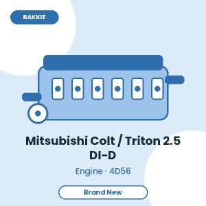 Mitsubishi Colt / Triton 2.5 DI-D 2.5L Turbo Diesel Engine – Brand New
