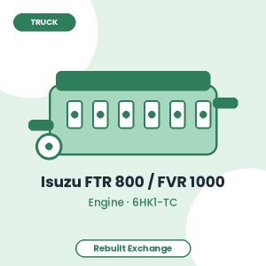 Isuzu FTR 800 / FVR 1000 7.8L Turbo Diesel Engine – Rebuilt Exchange