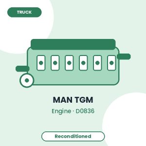 MAN TGM 6.9L Turbo Diesel Engine – Reconditioned