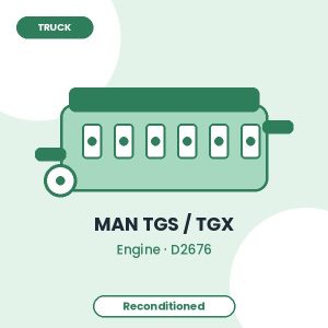 MAN TGS / TGX 12.4L Turbo Diesel Engine – Reconditioned
