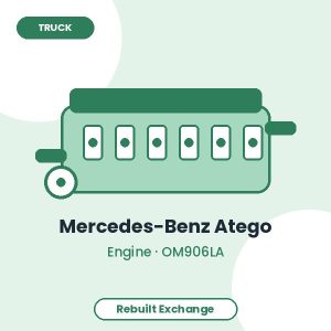 Mercedes-Benz Atego 6.4L Turbo Diesel Engine – Rebuilt Exchange