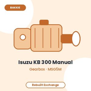 Isuzu KB 300 Manual 5-Speed Manual Gearbox – Rebuilt Exchange