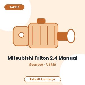 Mitsubishi Triton 2.4 Manual 6-Speed Manual Gearbox – Rebuilt Exchange