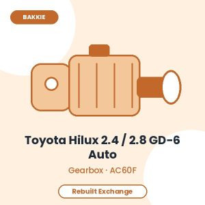 Toyota Hilux 2.4 / 2.8 GD-6 Auto 6-Speed Automatic Gearbox – Rebuilt Exchange