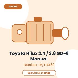 Toyota Hilux 2.4 / 2.8 GD-6 Manual 6-Speed Manual 4x4 Gearbox – Rebuilt Exchange