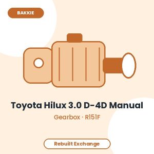 Toyota Hilux 3.0 D-4D Manual 5-Speed Manual Gearbox – Rebuilt Exchange