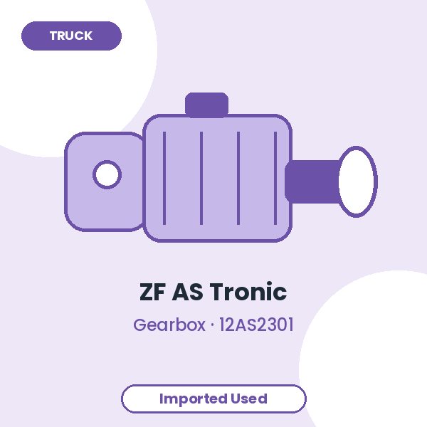 ZF AS Tronic 12-Speed Automated Gearbox – Imported Used